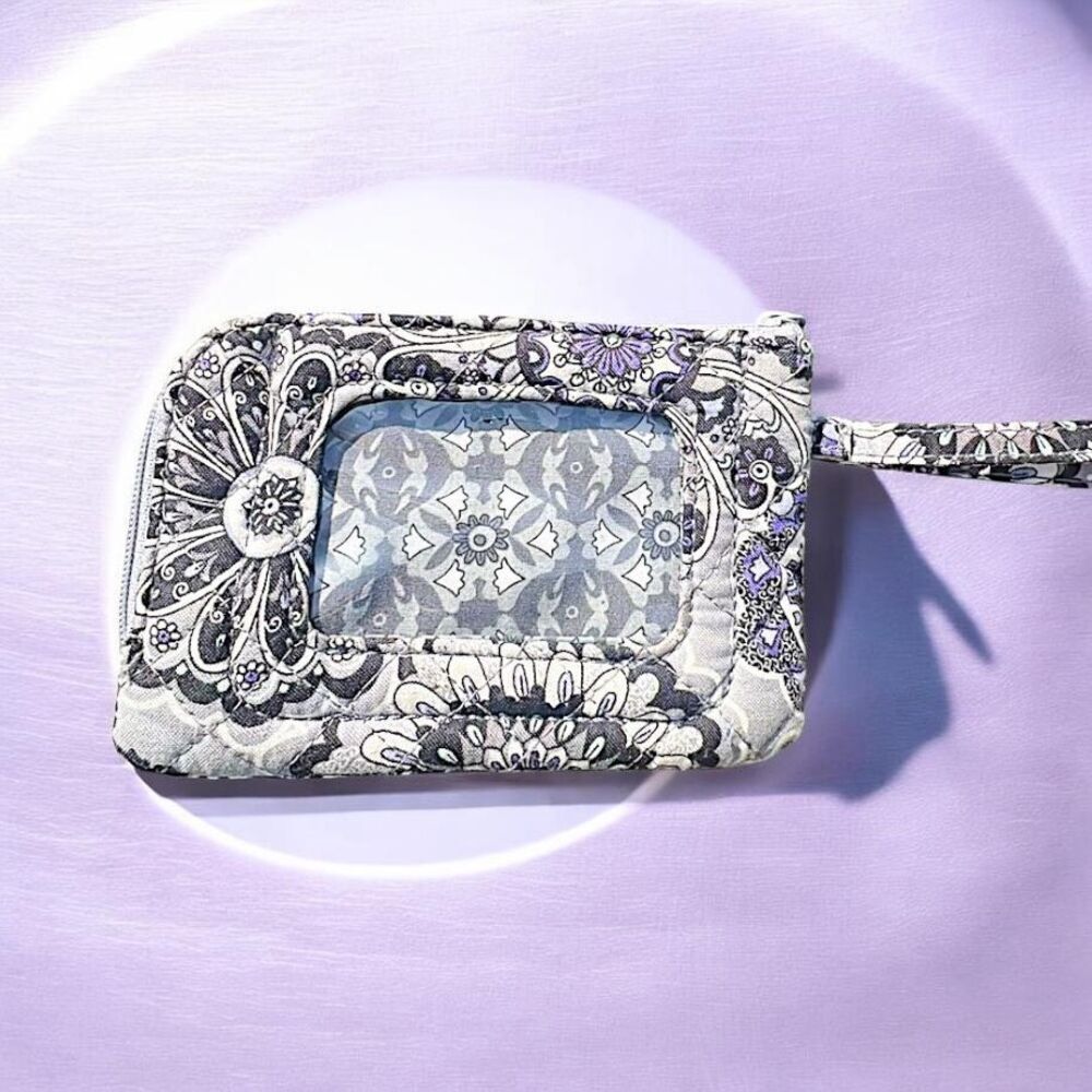 Vera Bradley Tranquil Medallion Wristlet ID Case
